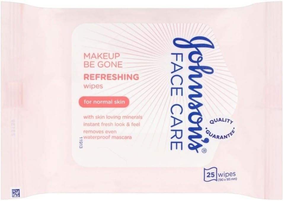 Johnson’s Face Care Refreshing Wipes (25 Wipes)