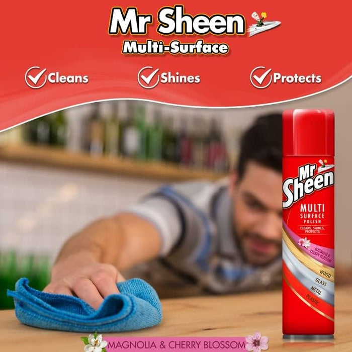 Mr Sheen Multi Surface Polish (250ml, Magnolia & Cherry Blossom)