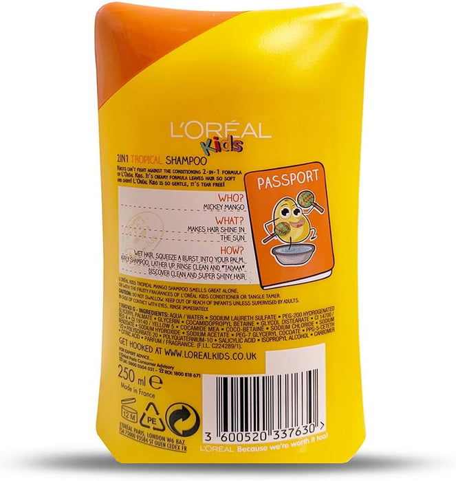 L’Oréal Kids Tropical Mango Shampoo (250ml)