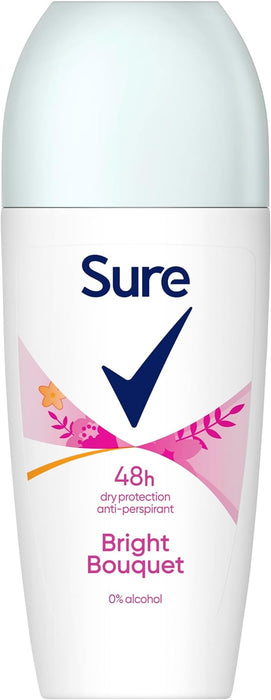 Sure Women Bright Bouquet Anti-Perspirant Deodorant Roll On (50ml)