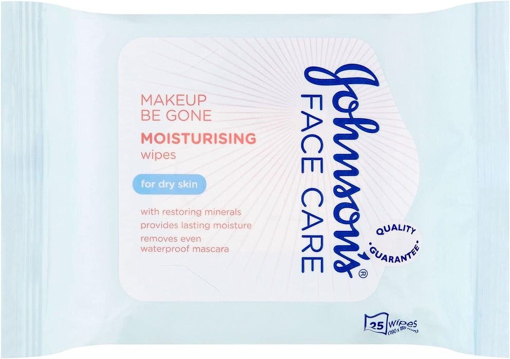 Johnson’s Face Care Moisturising Wipes (25 Wipes)