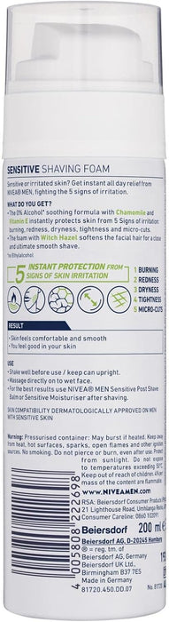 NIVEA MEN Sensitive Shave Foam (200ml)