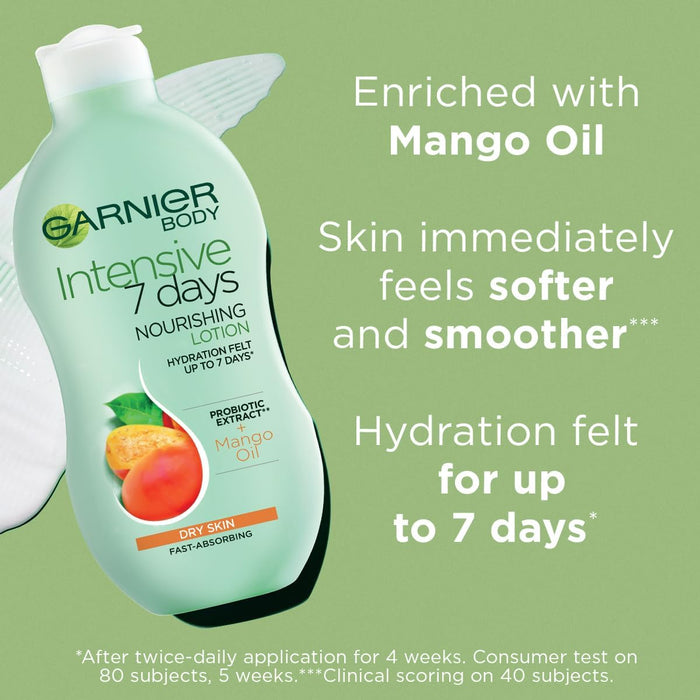 Garnier Intensive 7 Days Mango Oil Body Lotion (400ml)