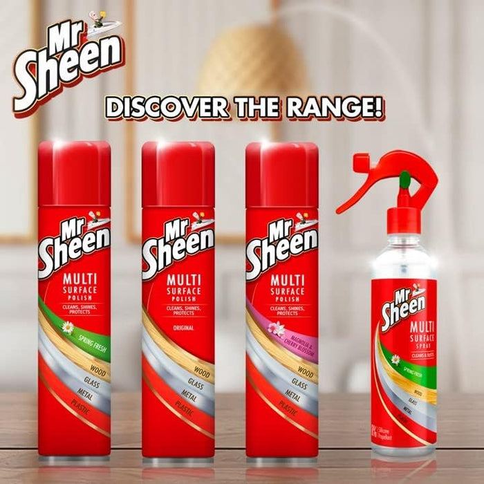 Mr Sheen Multi Surface Polish (250ml, Magnolia & Cherry Blossom)