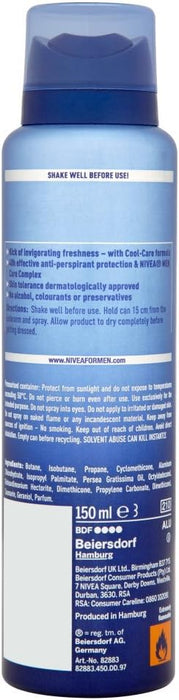 NIVEA MEN Cool Kick Deodorant Spray (150ml)