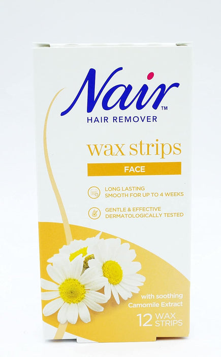 Nair Facial Wax Strips (12 Strips)