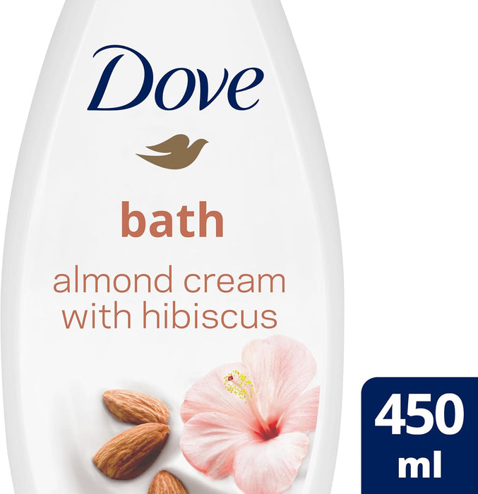 Dove Purely Pampering Almond Cream & Hibiscus Bath Soak (450ml)