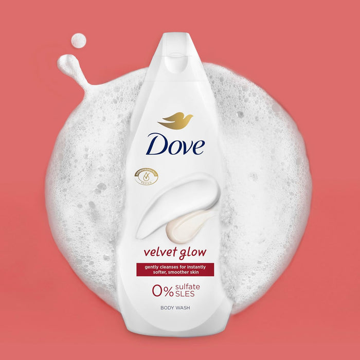 Dove Velvet Glow Body Wash (450ml)