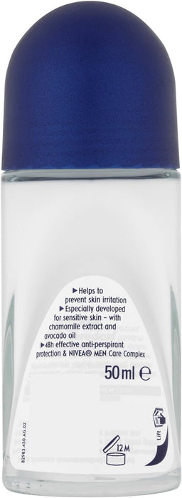 NIVEA MEN Sensitive Protect 48H Anti-Perspirant Roll-On (50ml)