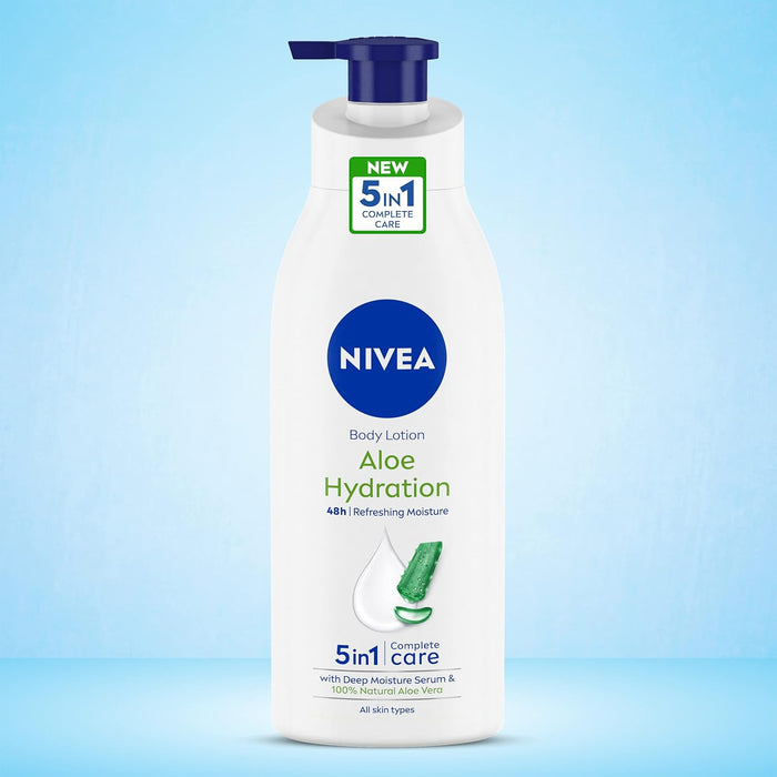 NIVEA Crème Aloe & Hydration (400ml, Pack of 6x2)