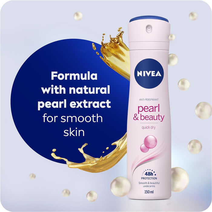 NIVEA Women Pearl & Beauty Deodorant Spray (150ml)