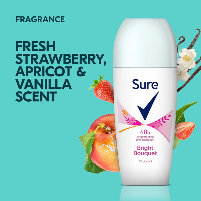 Sure Women Bright Bouquet Anti-Perspirant Deodorant Roll On (50ml)