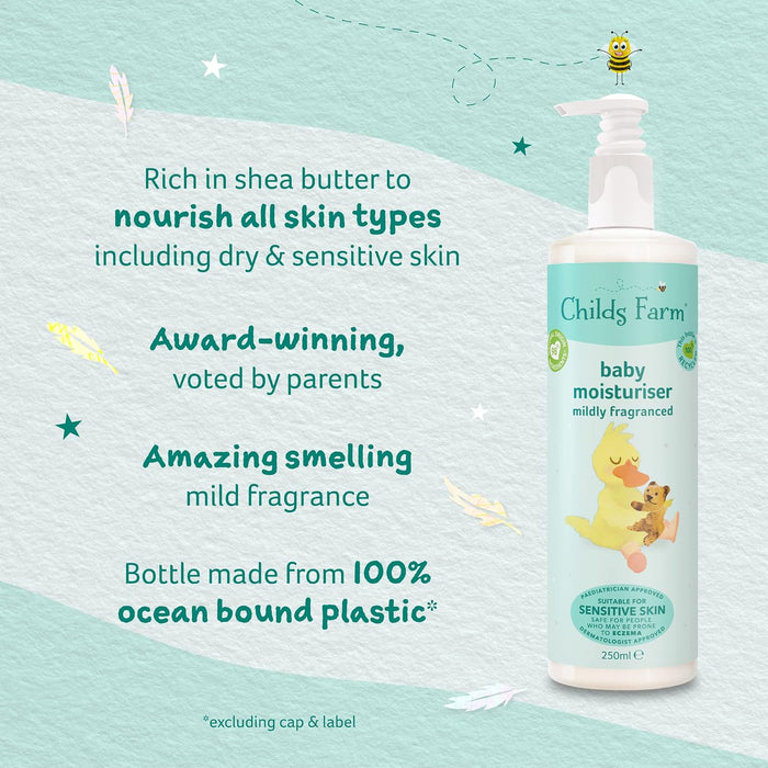 Childs Farm Baby Moisturiser (250ml, Mild Fragrance)