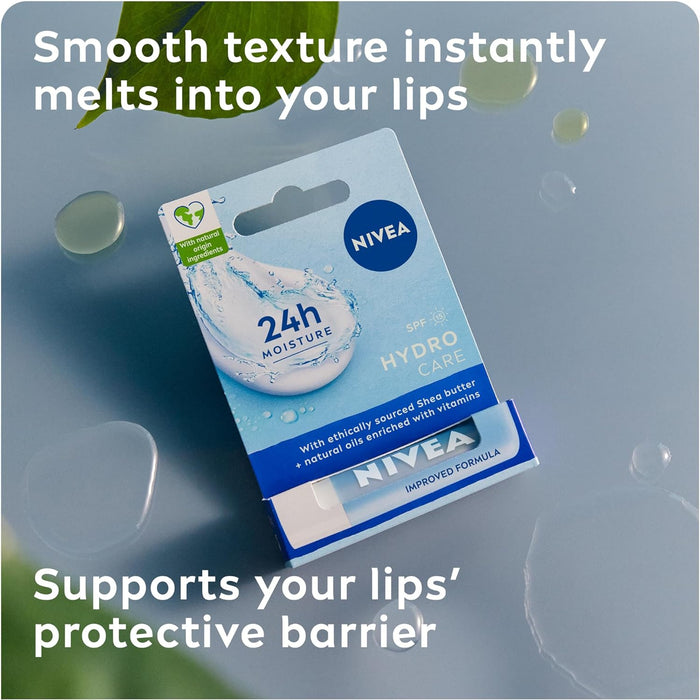 NIVEA Lip Balm Hydro Care SPF15 (5ml – New Pack)