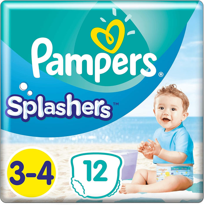 Pampers Splashers Swim Nappies 3-4 Years 12s