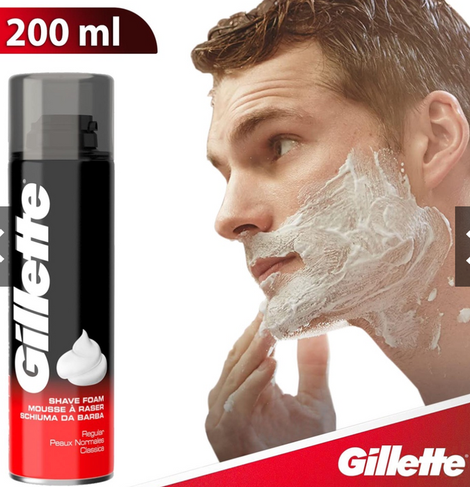 Gillette Regular Shaving Foam (200ml)