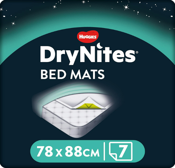 Huggies DryNites Bed Mats (28 Disposable Mats, 7 x 4 Packs)