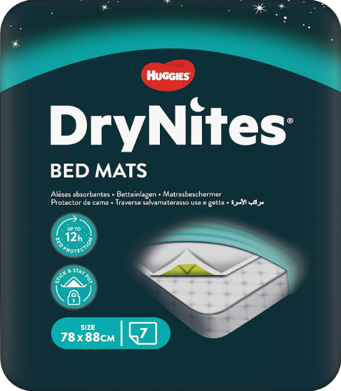 Huggies DryNites Bed Mats (28 Disposable Mats, 7 x 4 Packs)