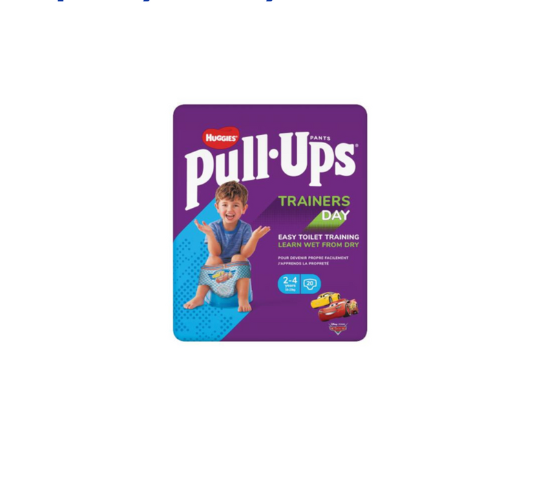 Huggies Pull-Ups Trainers Day (Size 5–6, 15–23 kg, 20 Pants)