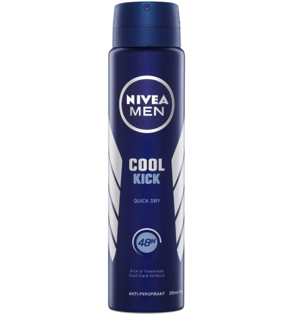 NIVEA MEN Cool Kick Anti-Perspirant Deodorant Spray (250ml)