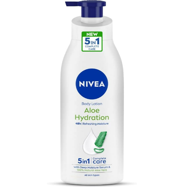 NIVEA Crème Aloe & Hydration (400ml, Pack of 6x2)