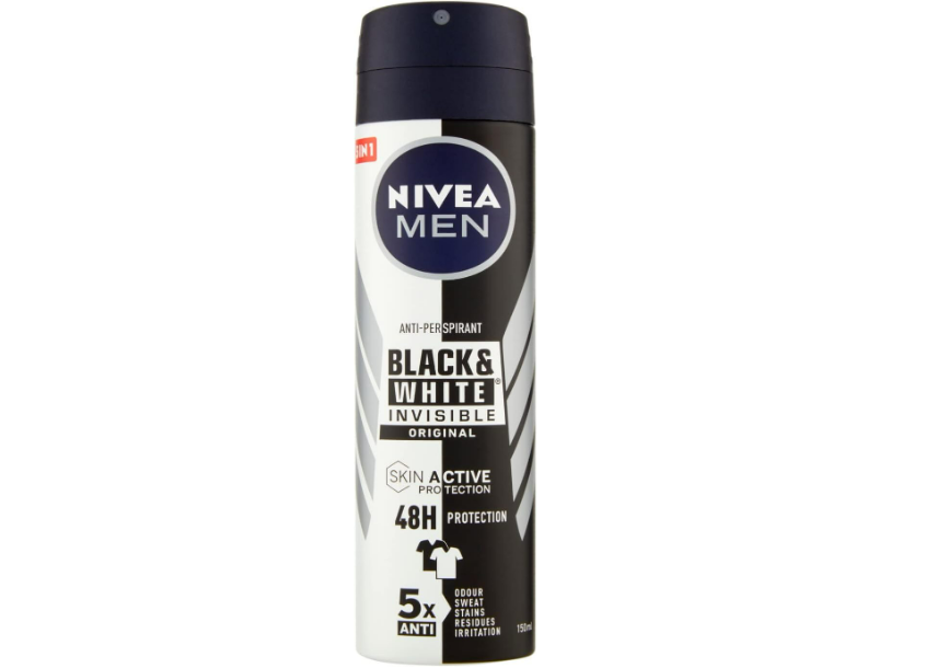 NIVEA MEN Invisible for Black & White Power Deodorant Spray (150ml)