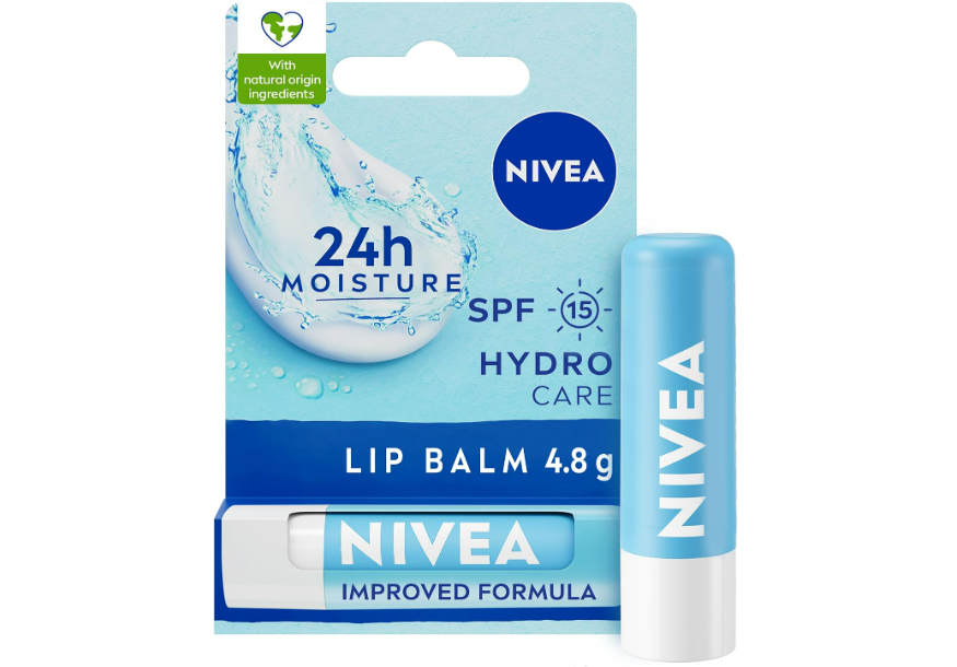 NIVEA Lip Balm Hydro Care SPF15 (5ml – New Pack)